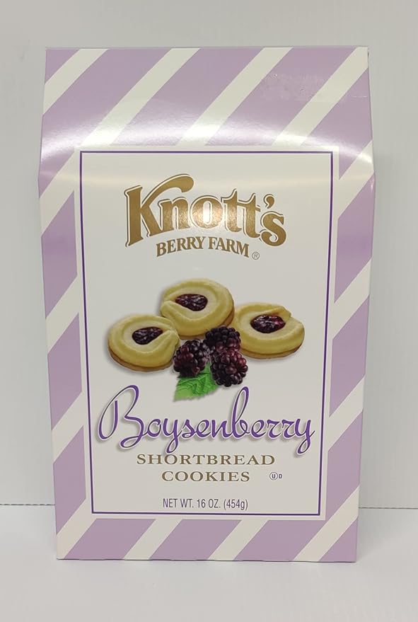 Knott's Berry Farm Shortbread Cookies (Boysenberry, 16 oz)