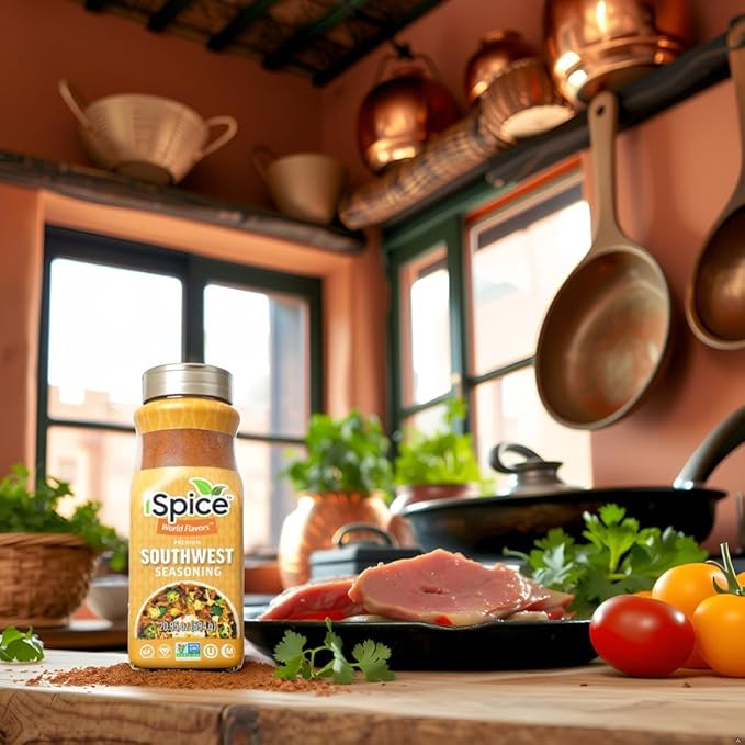 iSpice Blend | Southwest Seasoning | 20.95 oz | Mixed Spice & Seasoning | Bulk Size | Halal | Kosher (Southwest)