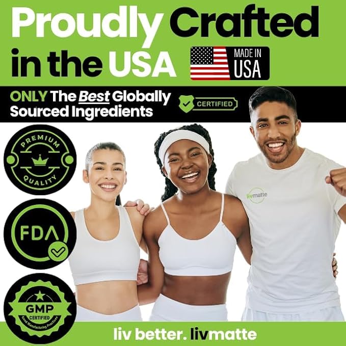 LivMatte Yerba Mate Instant Tea Drink Mix Powder Extract??Natural Yerba Mate Lemon Flavored Drink Mix Plant Extract Caffeine Alternative (Peach Mango)