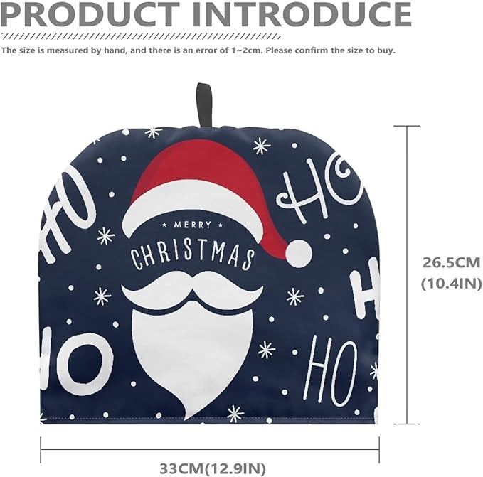 Creative Santa Claus Tea Cozy Kitchen Kettle Dust Cover Washable Teapot Dust Cover Tea Kettle Cover for Tea Pot Christmas Decorative Kitchen竊뉰lue竊?"<div>