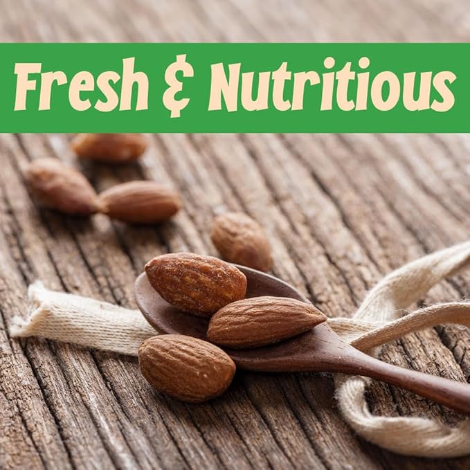 Sincerely Nuts ??Roasted Whole Salted Almonds | 1 Lb. Bag | Delicious Guilt Free Snack | Low Calorie, Vegan, Gluten Free | Gourmet Kosher Food | Source of Fiber, Protein, Vitamins and Minerals