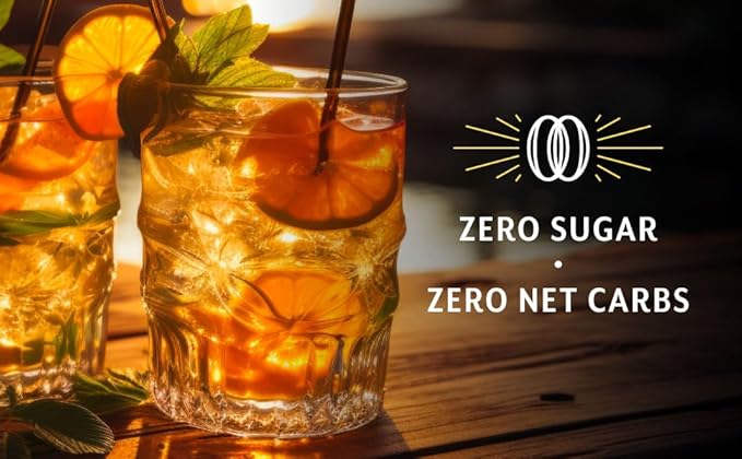 *NEWER VERSION WILL SHIP* Liquid Zero Double Zero Mojito Mix (New Version Makes 8 Drinks instead of 4, same original mix) Craft Cocktails, Sugar Free, Keto Friendly, No Artificial Aftertaste.