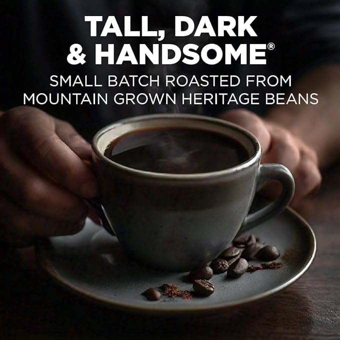 Maud's Dark Roast Ground Coffee, 2 Bags (40oz), 100% Arabica Coffee, 104 Servings