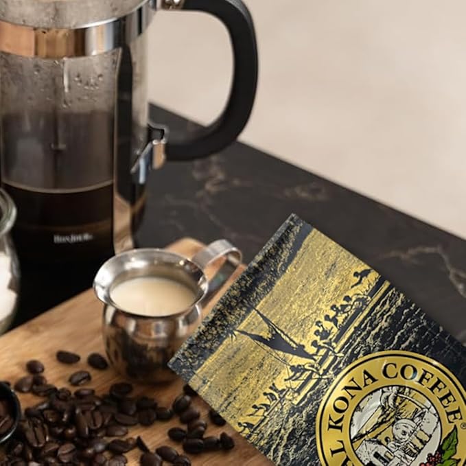 ROYAL KONA COFFEE - Medium Dark Roast Ground Coffee, Roy's Pacific Roast Flavor, 40 Ounce