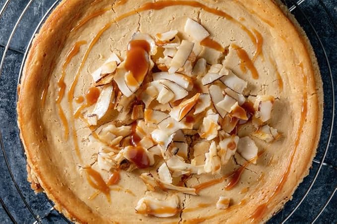 A Blend Above Toasted Coconut Cream Cheesecake Mix - No-Bake Desserts, All Natural, Vegan, Gluten Free, No MSG - Instant Dessert Mix, Fruit Dip, Bagel Topping, Frosting, Cheesecake Filling - Makes 16 Oz (Pack of 3)