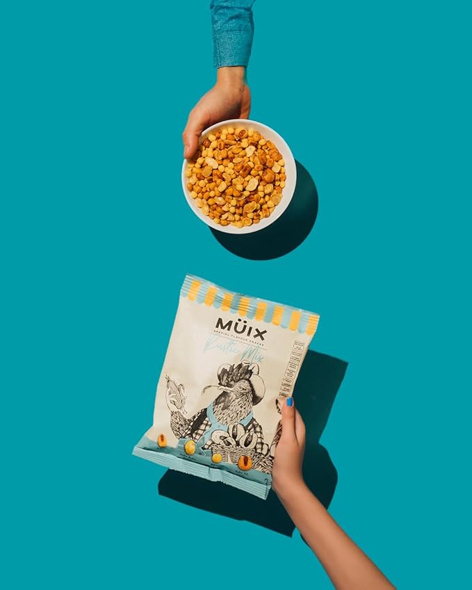 M체ix Snacks, Special Flavor Trail Mix, Rustic Mix, Mix Snacks (Salty Corn, Salty Baby Beans, BBQ Crunchies, Salty XL Corn) - 2.3 Ounce Bags (Pack of 16 Bags)