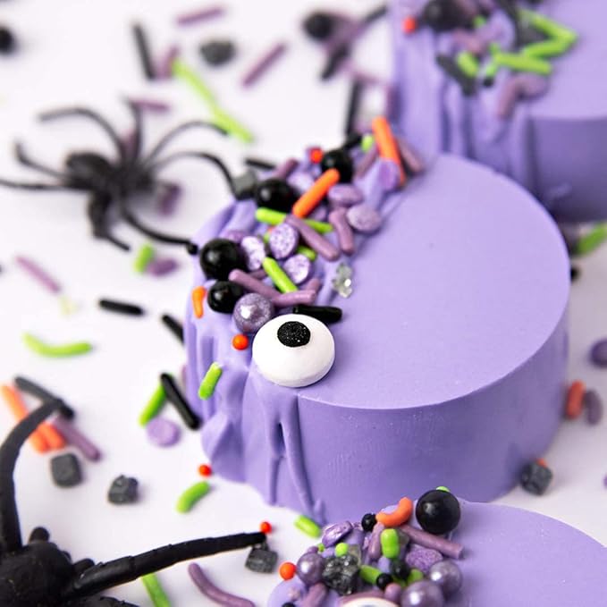 Sweets Indeed Sprinklefetti Monster Mash Sprinkles ??4 oz Jar | Halloween Sprinkle Mix with Candy Eyeballs, Jimmies, Nonpareils & Confetti | Cupcake & Cake Decorations