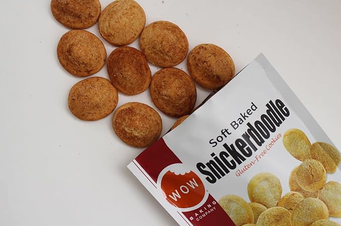 WOW Baking Company Gluten-Free Cookies, Snickerdoodle, 8 Ounce (Pack of 6)