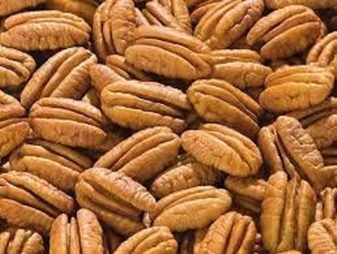 Whole, Shelled & Raw Georgia Pecans by Farm Fresh Nuts | 1 LB Bag of Southern Tastiness | Unsalted & Handpicked for Freshness | Perfect For Pecan Pie, Cookie, Praline, Butter Recipes & More
