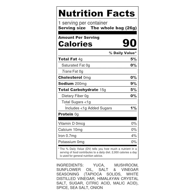 SNACKLINS Plant Based Crisps SEA SALT & VINEGAR - Gluten Free, Grain Free, 100% Kosher, Vegan Healthy Snacks, Crunchy Puffed Snack, Only 100 Calories Per Bag - .9oz Bag (Case of 6)