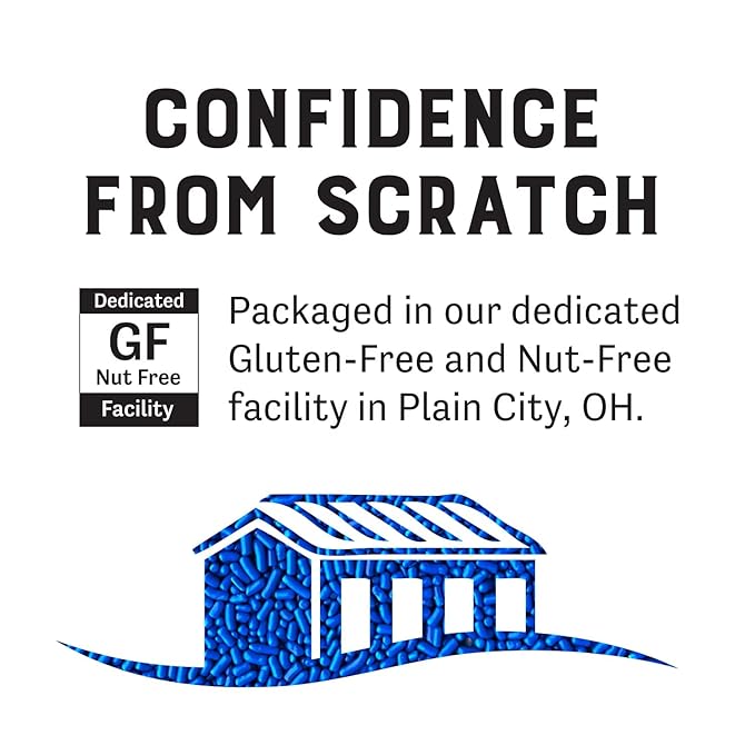 Judee's Gluten Free Blue Sprinkles 2 lb - Gluten-Free and Nut-Free - Brighten Up Your Baked Goods - Great for Cookie and Cake Decoration - Use for Baking and as Dessert and Ice Cream Toppings