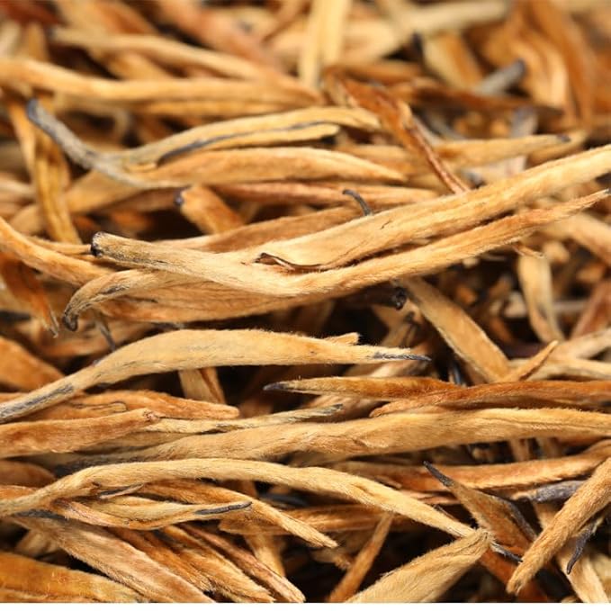 Yunnan Dianhong(滇çº?¼‰Black Tea ??Golden Needle, ?‘针, GoldenTip, GoldenMonkey, ?‘丝, Golden Hair ??Loose Leaf Chinese Red Tea, 100g / 3.53oz ??Bold, Full-Bodied, Delicate and Naturally Sweet