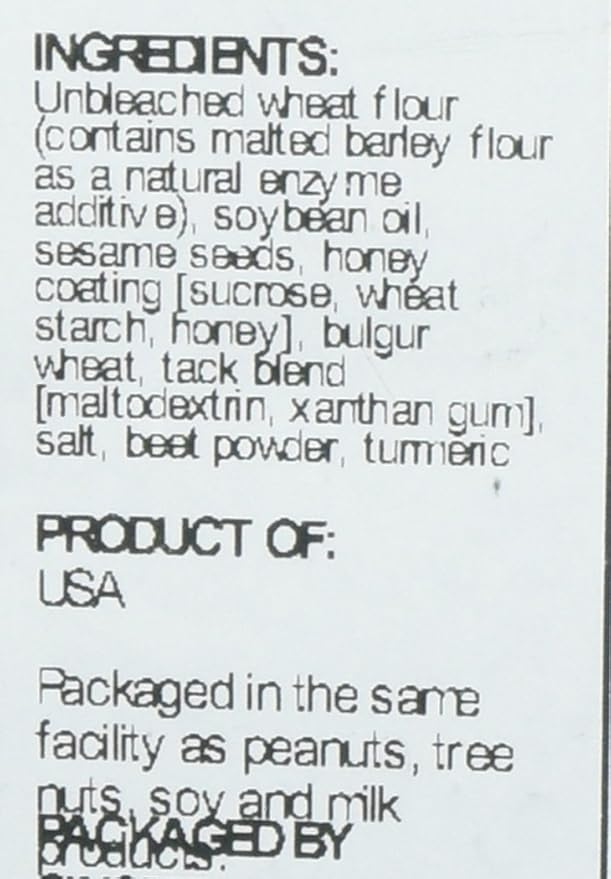 Sincerely Nuts Honey Sesame Sticks Snacks, 2lb - Kosher Certified - Crunchy Toasted Honey Sesame Seed Crackers for Trail Mix & Soup