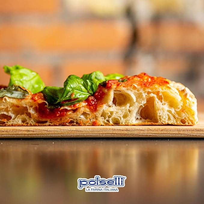 POLSELLI 2 Pack x 1 kg, Semola Flour, Semolina Rimachinata di grano duro, Great for Bread, Pizza, or Pasta making