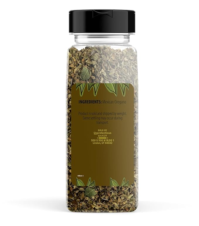 Unpretentious Mexican Oregano, 6.4 oz, Aromatic & Flavorful, Mexican Cuisine, Dried