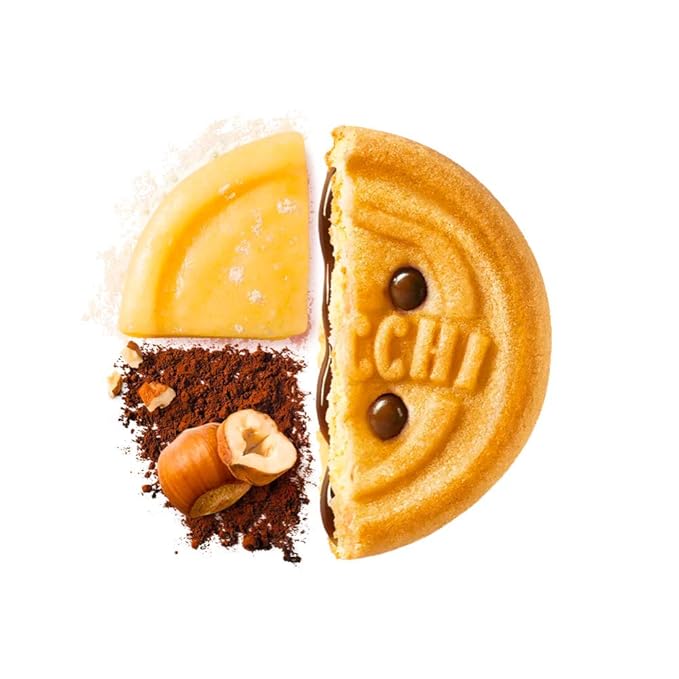 Mulino Bianco Baiocchi Cookies ??Pack of 10 (7.05oz Bags) ??Authentic Italian Biscuits with Chocolate Hazelnut Cream Filling ??Perfect Snack or Coffee Companion ??Made with Natural Ingredients and No Palm Oil