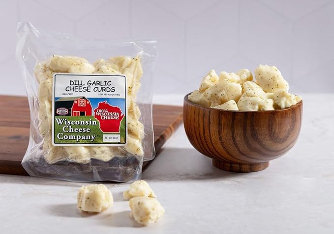 Wisconsin Cheese Company - 100% Wisconsin Cheese Curd Variety Sampler Gift Box - (Pack of 7) | Huge Gift Box | Perfect for Parties, Charcuterie Boards and Birthdays | Cheese Curds