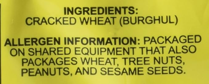 Ziyad Cracked Wheat Bulgur ??Fiber-Rich Whole Grain, Nutty Flavor & Chewy Texture ??Ideal for Tabbouleh, Kibbeh, Curries, Soups & Salads ??Easy 30-Minute Prep, Vegan - Coarse, 32 Ounce (Pack of 12)
