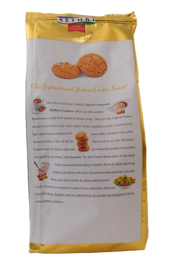 Italian Amaretti Cookies, 6.35oz (Pack of 3)