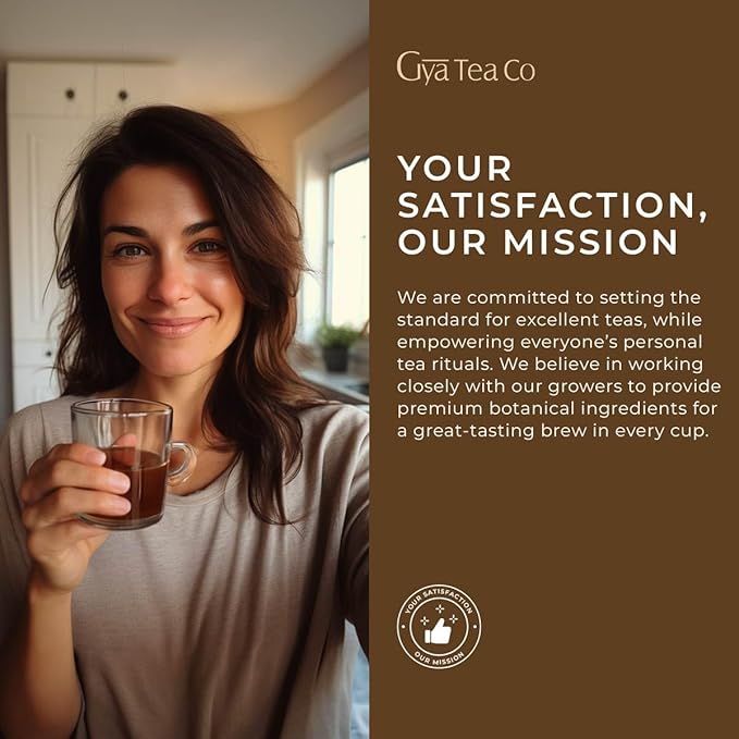 Gya Tea Co Morning Start Tea Gift Set (16 ct) - Assorted Tea Pod Variety Pack with English Breakfast, Assam, Original Chai & Earl Grey 4 Flavors for Refresh & Energy