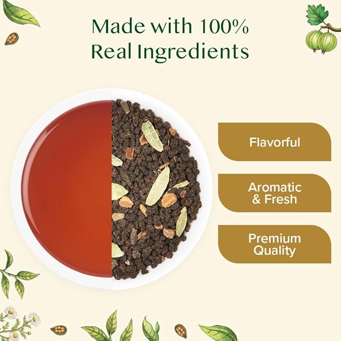 VAHDAM, Assorted Chai Tea Loose Leaf Tea Gift Set (10 Flavors) Gift Ideas for Women & Men | Indian Exotic Chai Tea Blends | Resealable Ziplock Pouch | Gifts for Him/Her