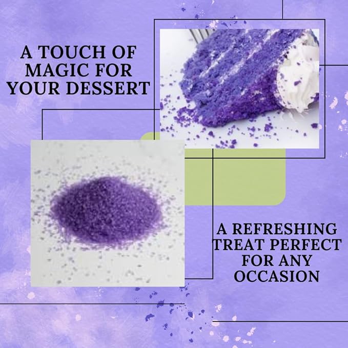 Jellybeans Food Sanding Sugar - Sparkly Sugar Crystals - Sanding Sugar For Cake & Cookies - Special Sanding Sugar - Grains Decorative Sanding Sugar (Lavender, 8 LB(Case))