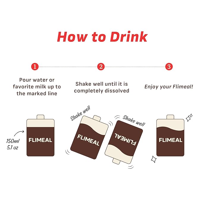 Chocolate Protein Shake, 22g Protein, Low Sugar, Keto-Friendly Meal Replacement Shake, 1.59oz, 7packs, With Crunchy Protein Balls