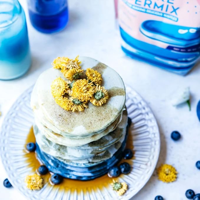 Suncore Foods Heroic Blue Spirulina Pancake & Waffle Mix, Non-GMO, 20oz (1 Pack)