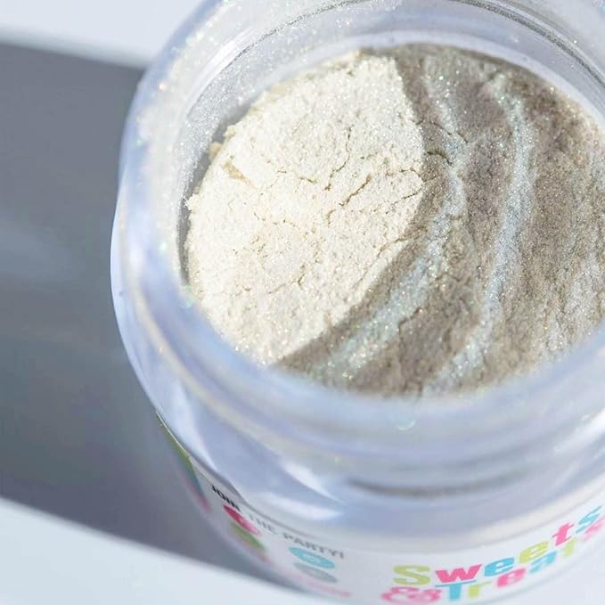 Luster Dust Edible Cake Decorations, Opal Edible Luster Dust for Cupcake Decorations, Cake Drip, Opal Edible Paint for Cakes and Light Purple Food Coloring, Edible Luster Dust for Drinks