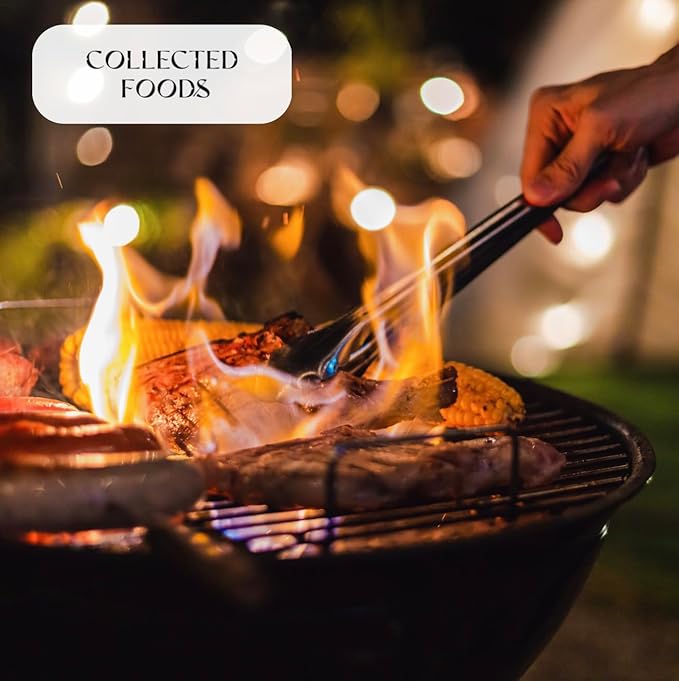 BBQ Seasoning and Rub Gift Set - BBQ Seasonings and Spices for Cooking with the Grill - Gourmet Spice Set: Bacon Salt, Harissa, Umami Mushroom Powder, Coffee Rub, Tuscan Grill