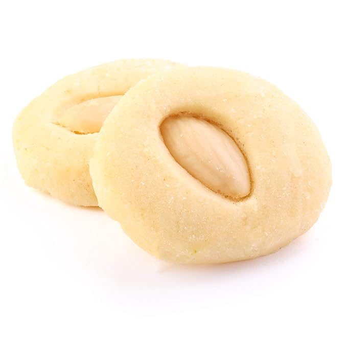 Zalatimo Sweets Since 1860, 100% All-Natural Sesame & Butter Shortbread Cookies, Round Gift Tin, Slightly Sweet Cookies with No Preservatives, No Additives, No Corn Starch, No Syrups! 1.65Lbs