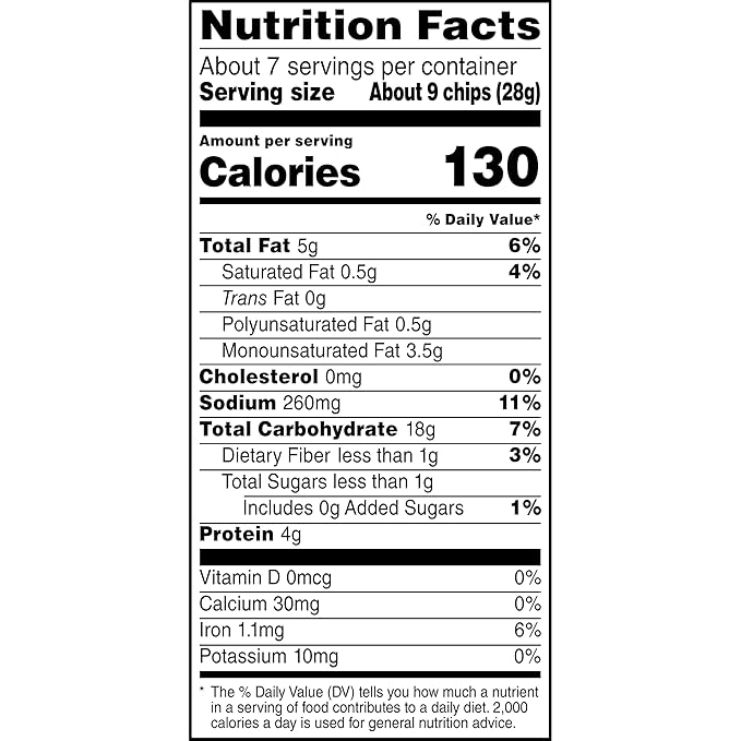 Stacy's Pita Chips, Garlic Parmesan & Herb, 7.33oz Bag (00268616)