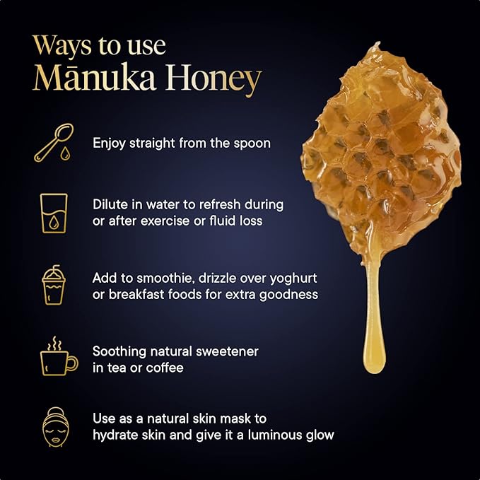 Manuka Health UMF 18+/MGO 700+ Ultra High-Grade Manuka Honey (500g/17.6oz), Superfood, Authentic Raw Honey from New Zealand
