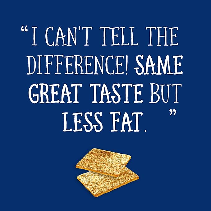 Wheat Thins Reduced Fat Snacks, Whole Grain Wheat Crackers, Bulk Snack Crackers, Family Size, 6 - 12.5 oz Boxes