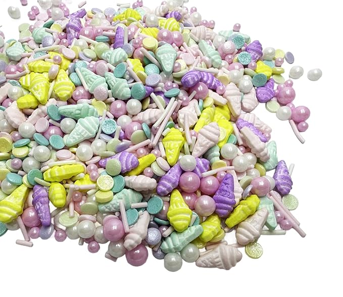 Ice Cream Dragees Sprinkles Gold Sprinkles for Cake Decorating, Gold Pearl Sugar Cupcake, Cookies, Ice Cream Toppings, 120g/ 4.2 Ounces Cake Decorationss Baking, Perfect for Christmas Wedding Shower, New Year?셎 Eve
