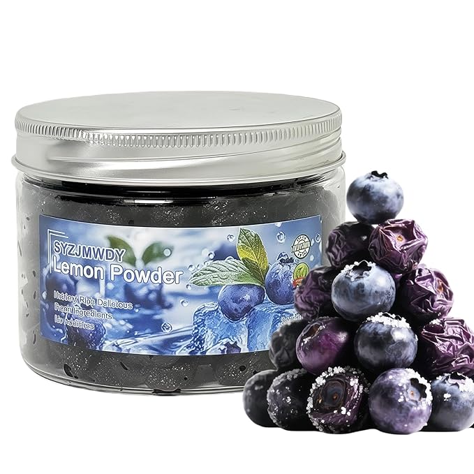 Premium Freeze-Dried Whole Blueberries 7oz (200g) - 100%, No Sugar Added | for Baking, Smoothies & Snacks Fruit Snack