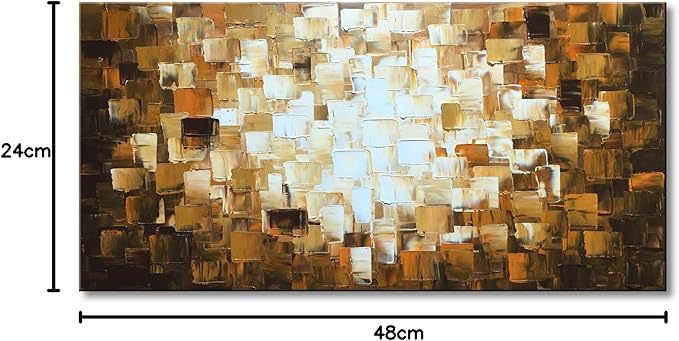 Textured Abstract Oil Paintings on Canvas Modern Art Decor for Wall
