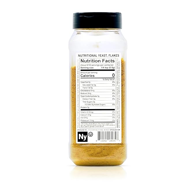 Spiceology ??Nutritional Yeast Flakes ??Vegan Cheese Substitute & Seasoning ??Gluten Free, Plant-Based Protein for Popcorn, Pasta, Sauces & More ??Pantry Staple Nooch ??10.9 oz