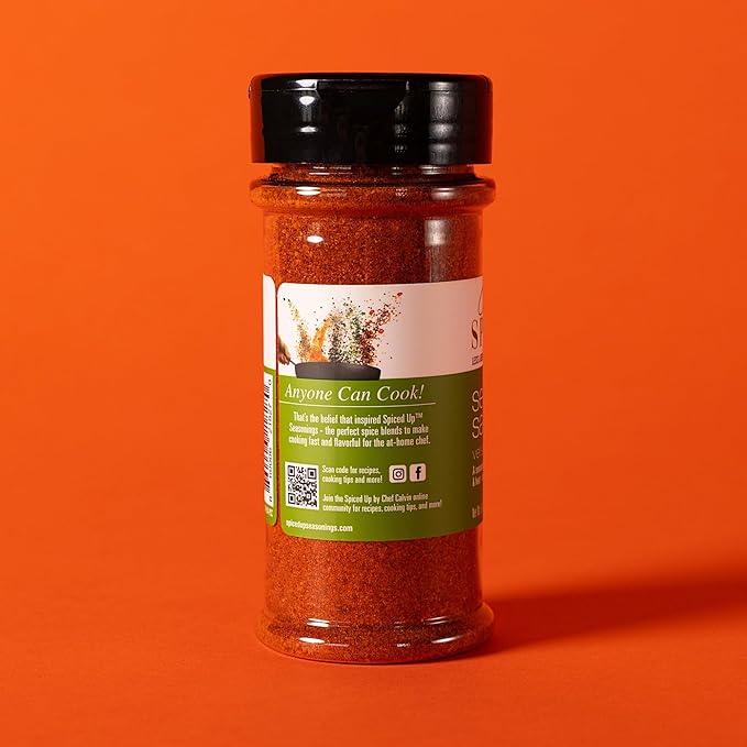 Spiced Up Secret Sauce Seasoning ??Bold, Smoky, Spicy Blend with Paprika, Fennel, Garlic & Cayenne ??All-Purpose Dry Rub for Meats, Eggs & Potatoes ??Vegan, Non-GMO, Gluten-Free ??5.8 oz