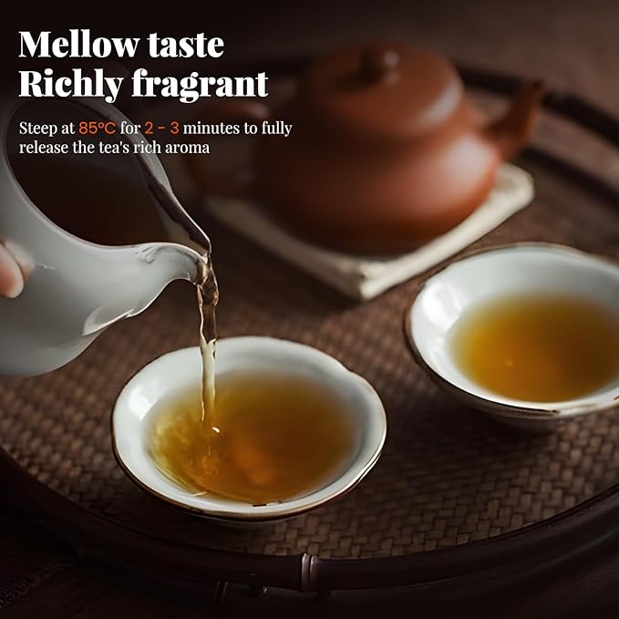 The Spring Tea Premium Grade Ancient Tree Black Tea & Jasmine Tea From Wild 300+ Year Old Tree, Loose Leaf with Dual Tea Collection, Just harvested in Spring 2025, Exquisite, Handpicked, Gift Package, 3.5oz/100g