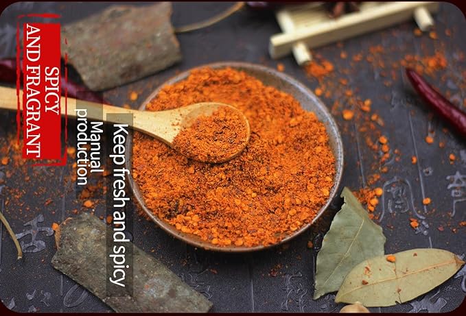Chinese chili dipping powder 5.51 lb / 2500g, szechuan HotPot/BBQ red chilli powder Spicy seasoning