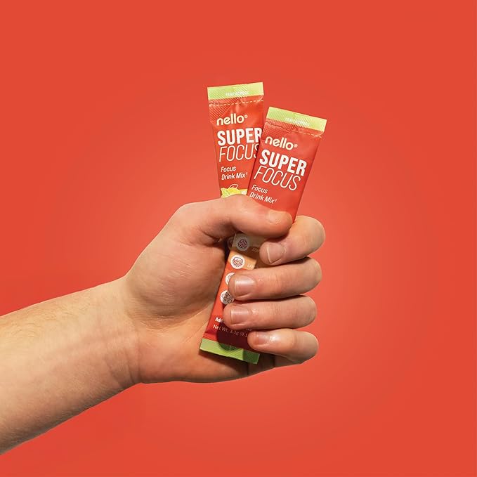 SuperFocus Mojito ??Nootropic Focus Drink Mix, 20 On-The-Go Packets, Alpha GPC, Lion?™s Mane, Rhodiola, Sugar-Free