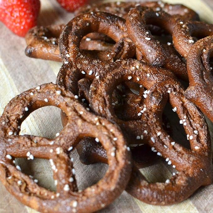 Unique Pretzels - Sprouted Splits Pretzels, Homestyle Baked, Certified OU Kosher and non-GMO, 8 Ounce Bag