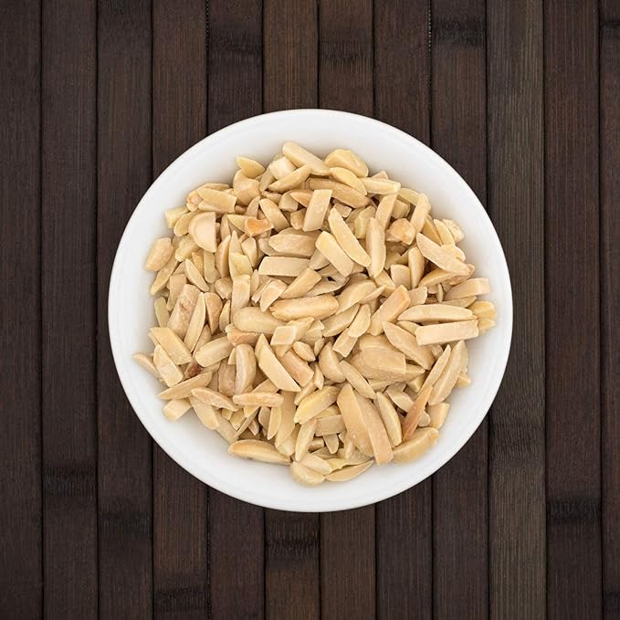 Food to Live Organic Blanched Slivered Almonds, 2 Pounds – Non-GMO, Raw, Unpasteurized, Unsalted, Vegan, Keto, Paleo, Kosher, High Protein, Dietary Fiber. Great for Cooking, Baking, Salads & Cereals