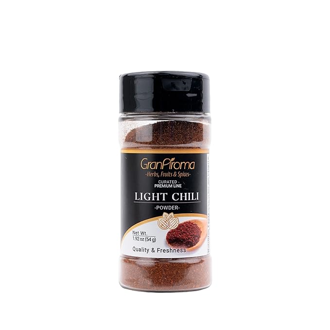 GranAroma Light Chili Powder, Chilis & Dry Rubs, Flavorful, Light Taste (1.92 Ounce)