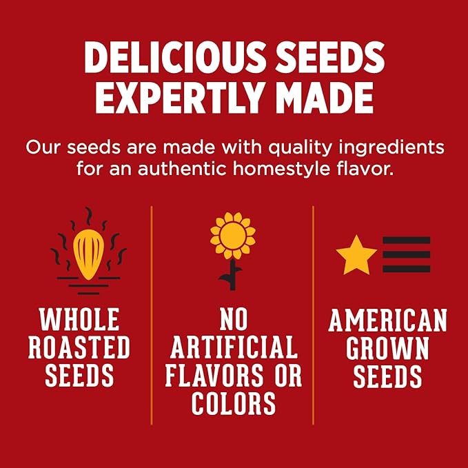 DAVID SEEDS Roasted and Salted Ranch Jumbo Sunflower Seeds, Keto Friendly, 5.25 oz, 12 Pack