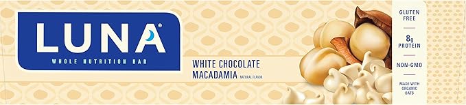 Clif, Bar Luna White Chocolate Macadamia 15 Count, 25.35 Ounce