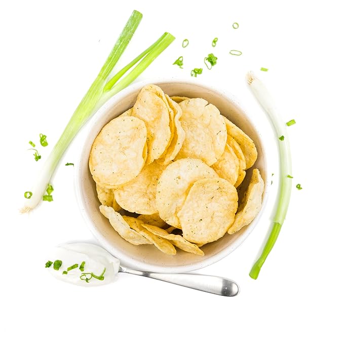 WonderSlim Potato Well Chips, Sour Cream & Onion, With Probiotics & Immune Support, Vegan, Gluten Free (12ct)
