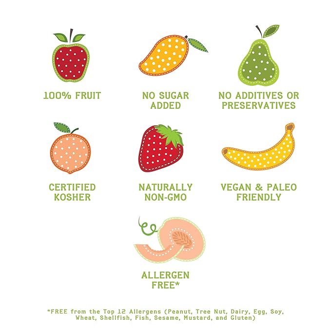 Nature's Turn Freeze-Dried Fruit Snacks, Pineapple Crisps, Pack of 6 (1.2 oz Each)