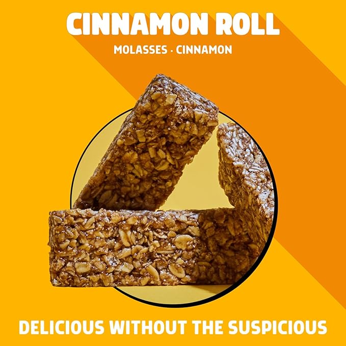 JUNKLESS Chewy Granola Bar 4?멑lavor Variety Pack (24 Bars)?밡on?멒MO, Gluten?멑ree, Less Sugar Snack Bars??Chocolate Chip, Peanut Butter Chocolate Chip, Cinnamon Roll & Real Strawberry, 4 Boxes